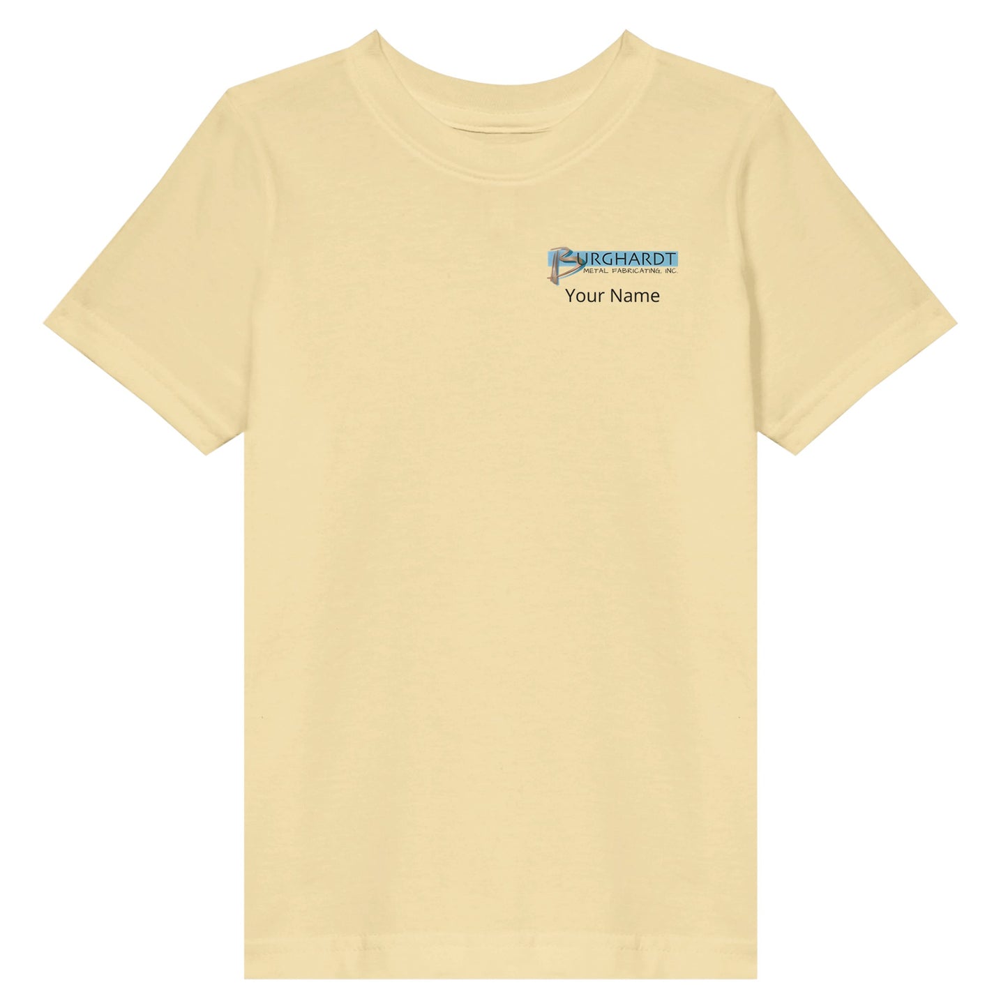 Burghardt Metal Fabricating, Inc., logo on a Toddler Jersey T-Shirt