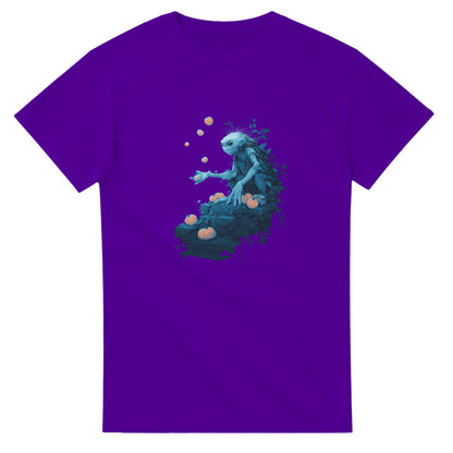 Mystical Pumpkin Harvester on a Heavyweight T-shirt