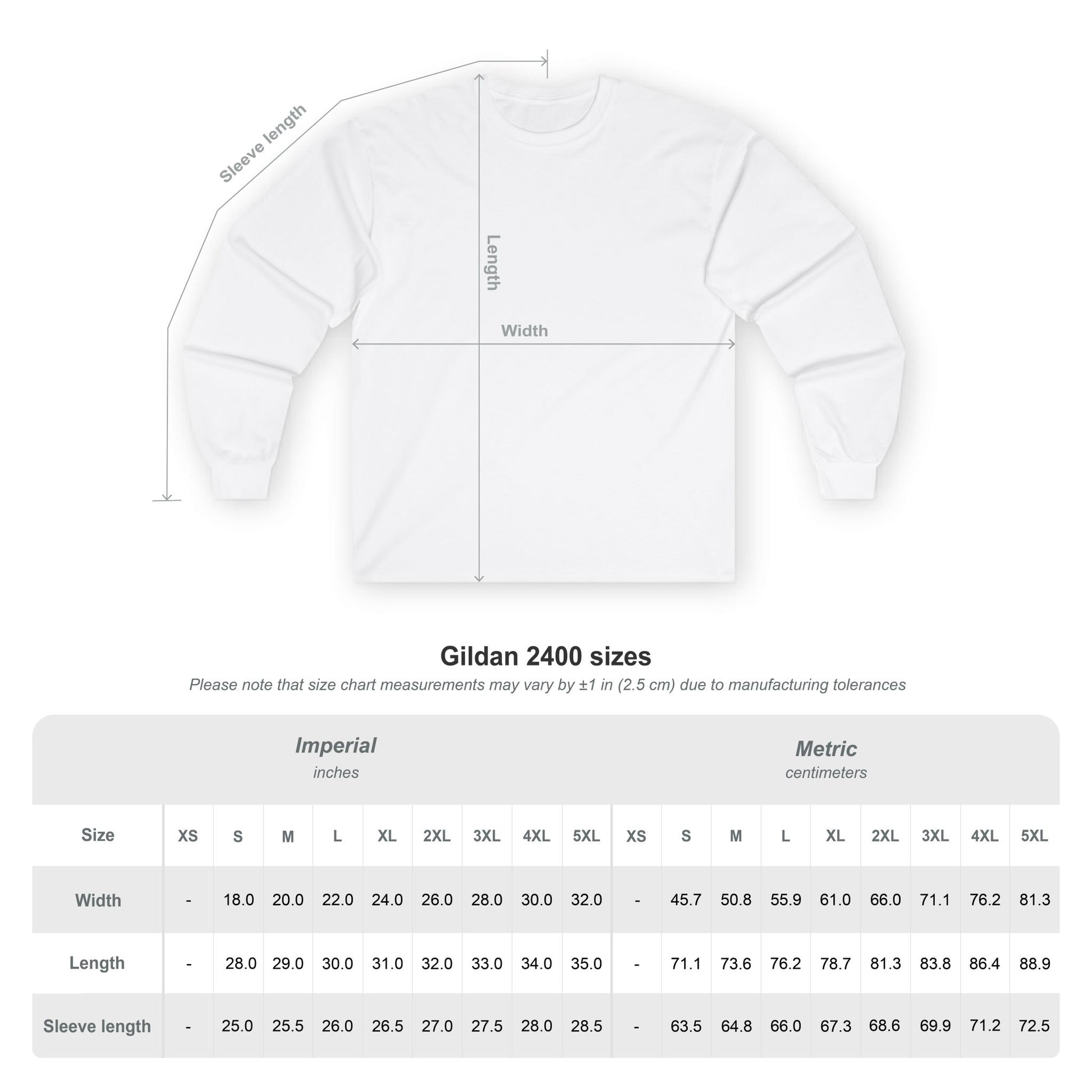 American Made text on a Long-Sleeve Tee