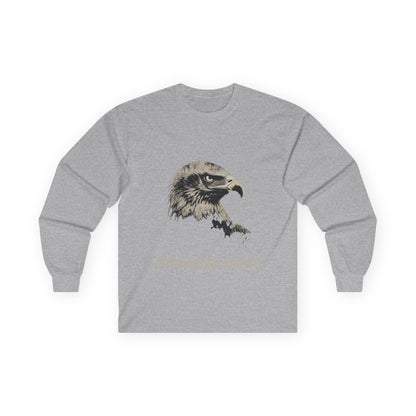 American Made text on a Long-Sleeve Tee