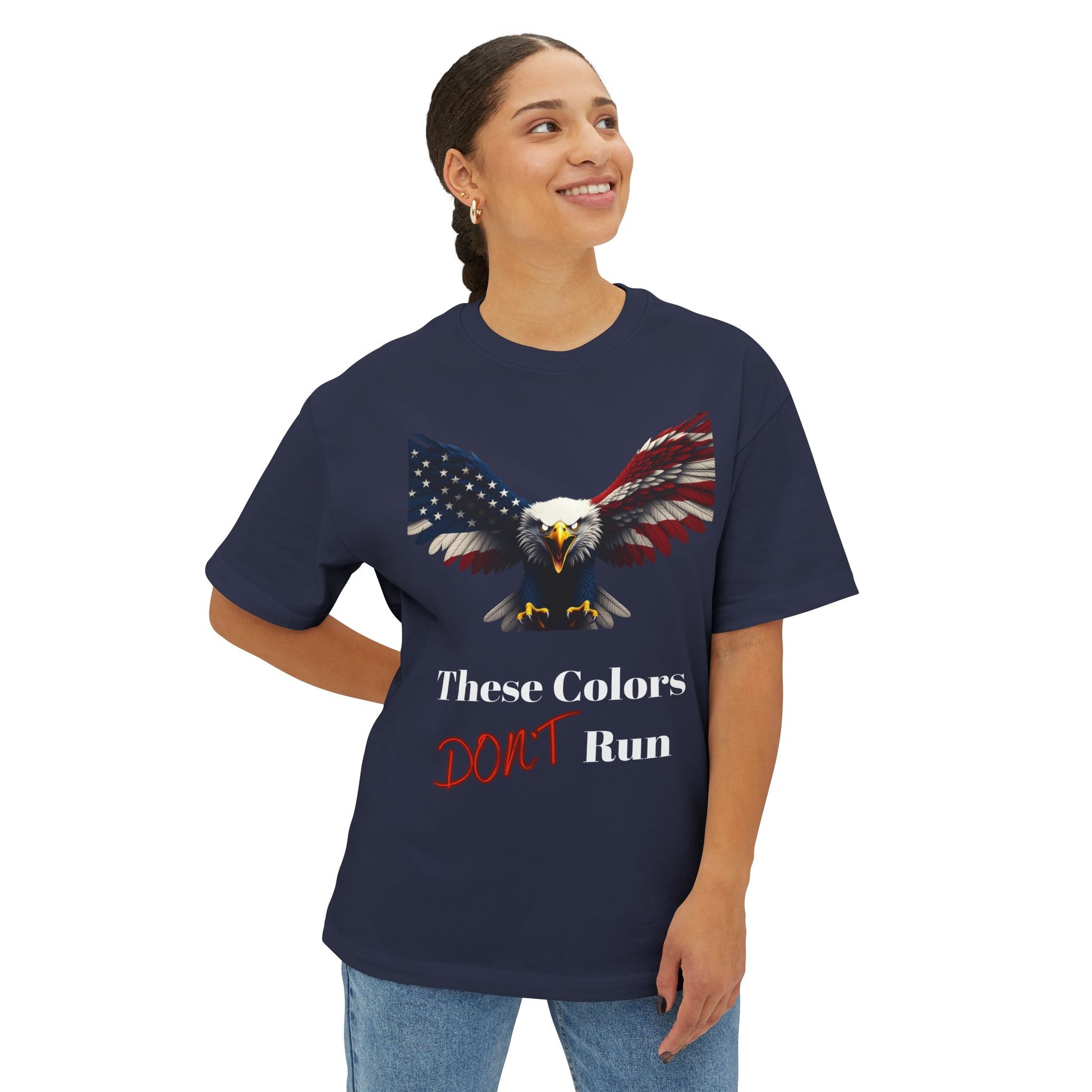 These Colors Don't Run Patriotic Eagle on a Premium Tee