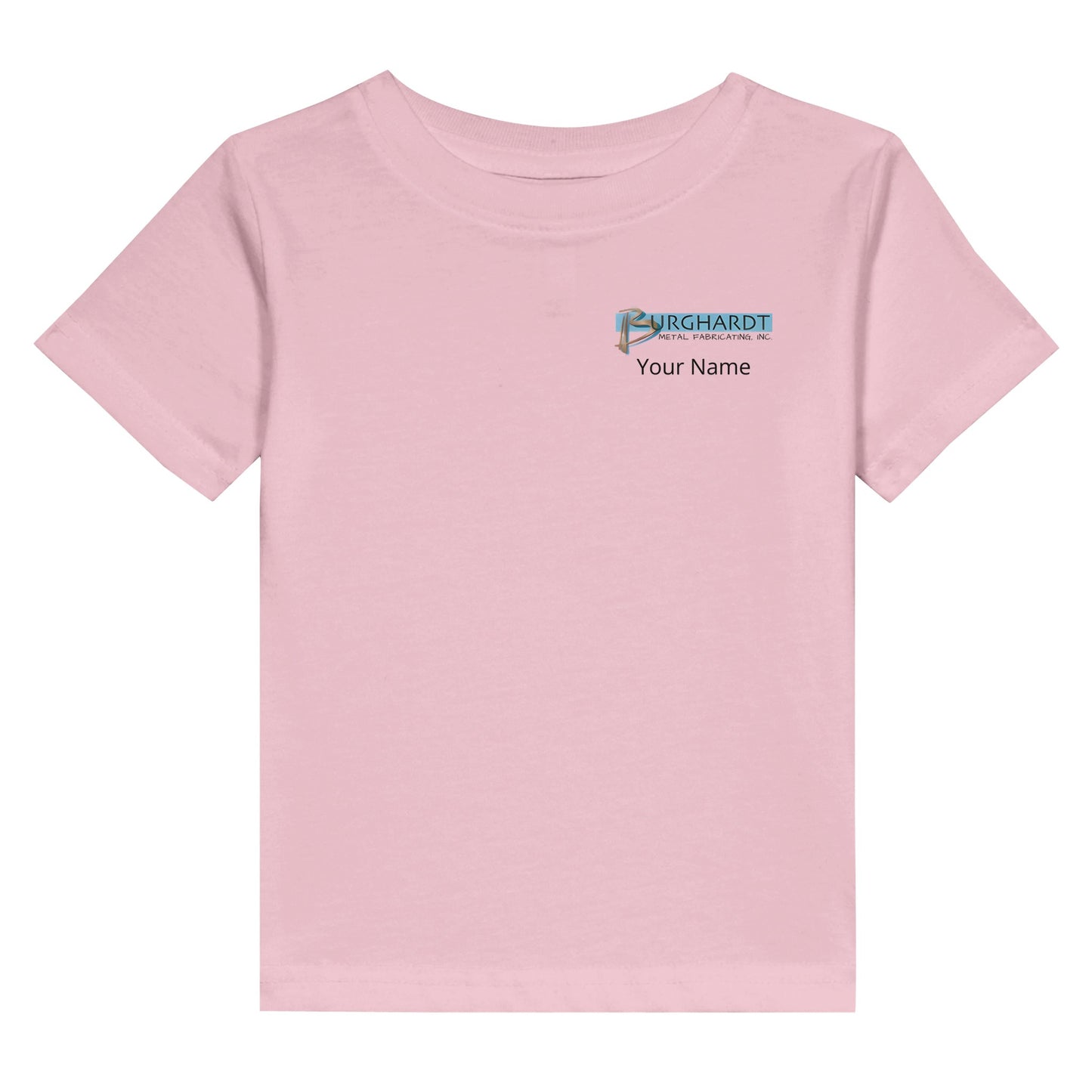Burghardt Metal Fabricating, Inc., logo on a Toddler Jersey T-Shirt