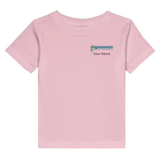 Burghardt Metal Fabricating, Inc., logo on a Toddler Jersey T-Shirt