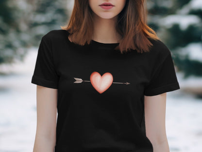 Cupid's Arrow design on a Premium Tee
