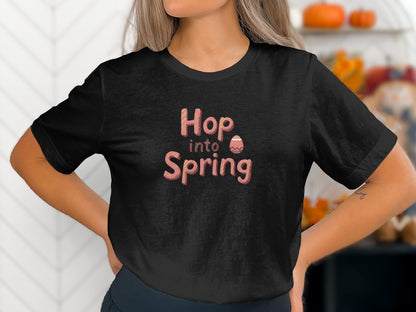 Hop into Spring Easter Egg Black Design product type