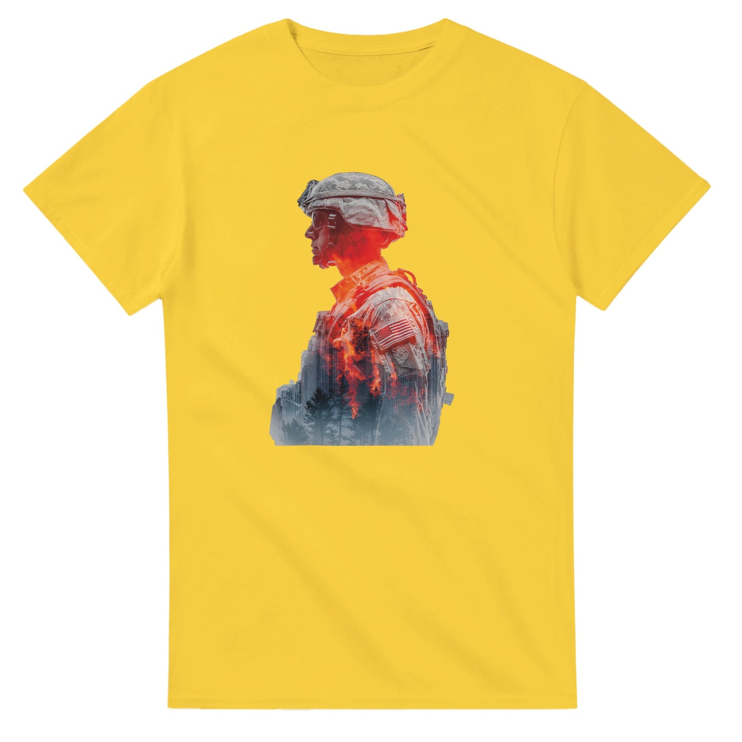 Fiery Spirit on a heavyweight t-shirt