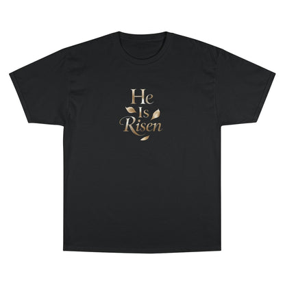 He Is Risen Golden Text Christian Easter product type