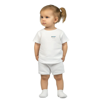 Burghardt Metal Fabricating, Inc., logo on a Baby T-shirt