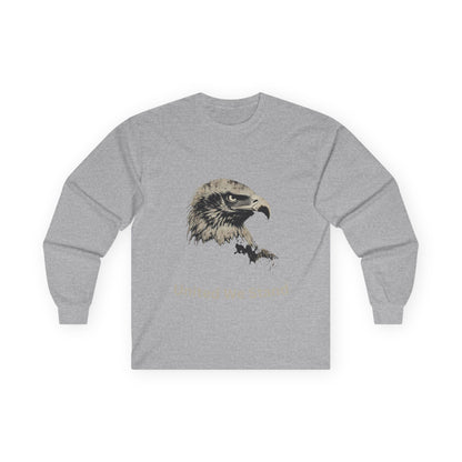 United We Stand text on a Long-Sleeve Tee