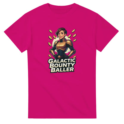 Galactic Bounty Baller graphic design on a Heavyweight T-shirt