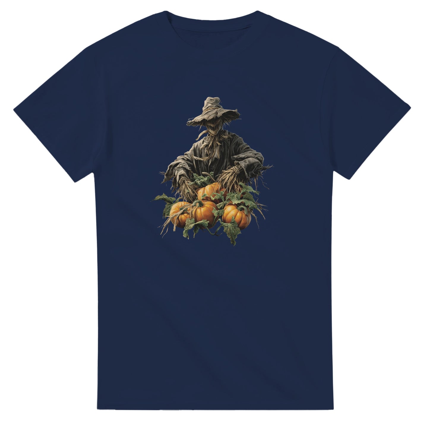 Harvest Scarecrow on a Heavyweight T-shirt