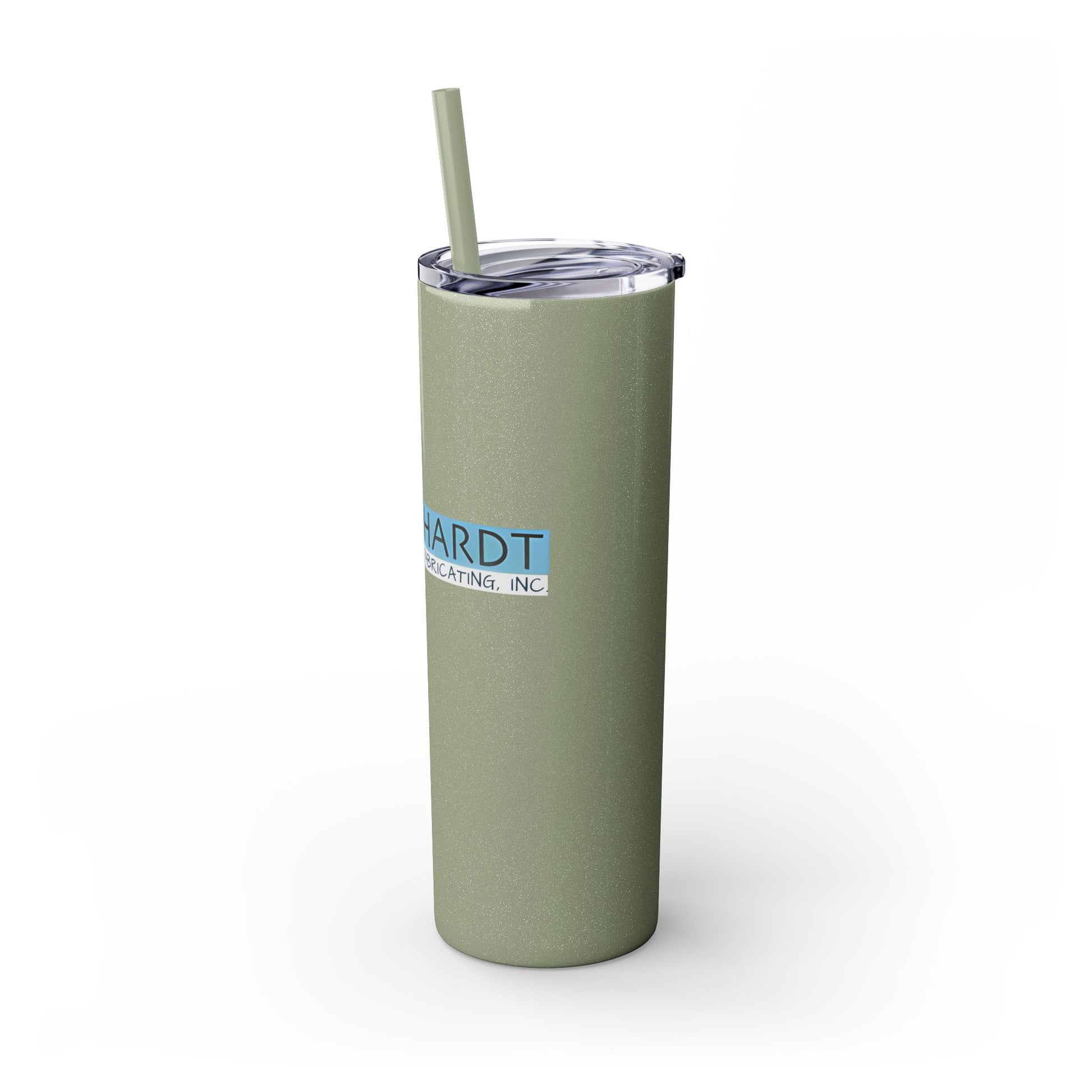 Burghardt Metal Fabricating, Inc., logo on a 20oz Skinny Tumbler