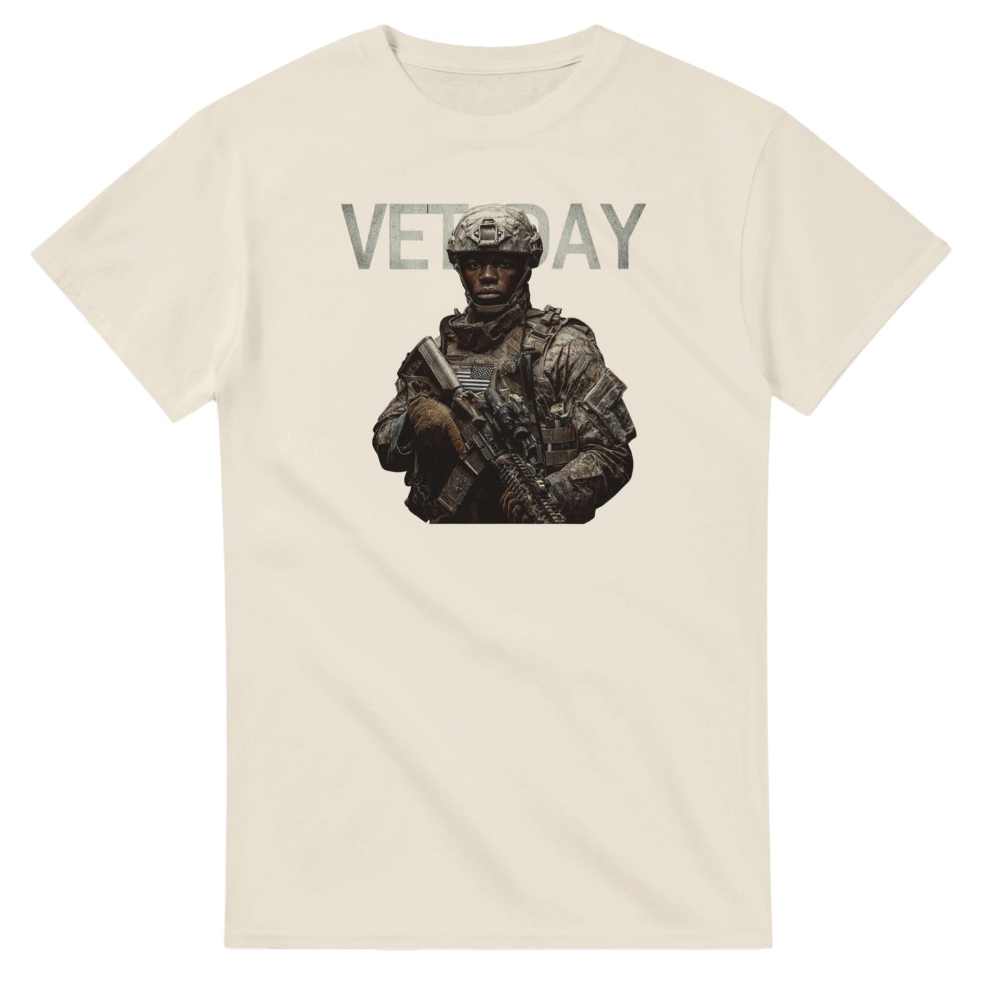 Veteran's Day on a heavyweight t-shirt