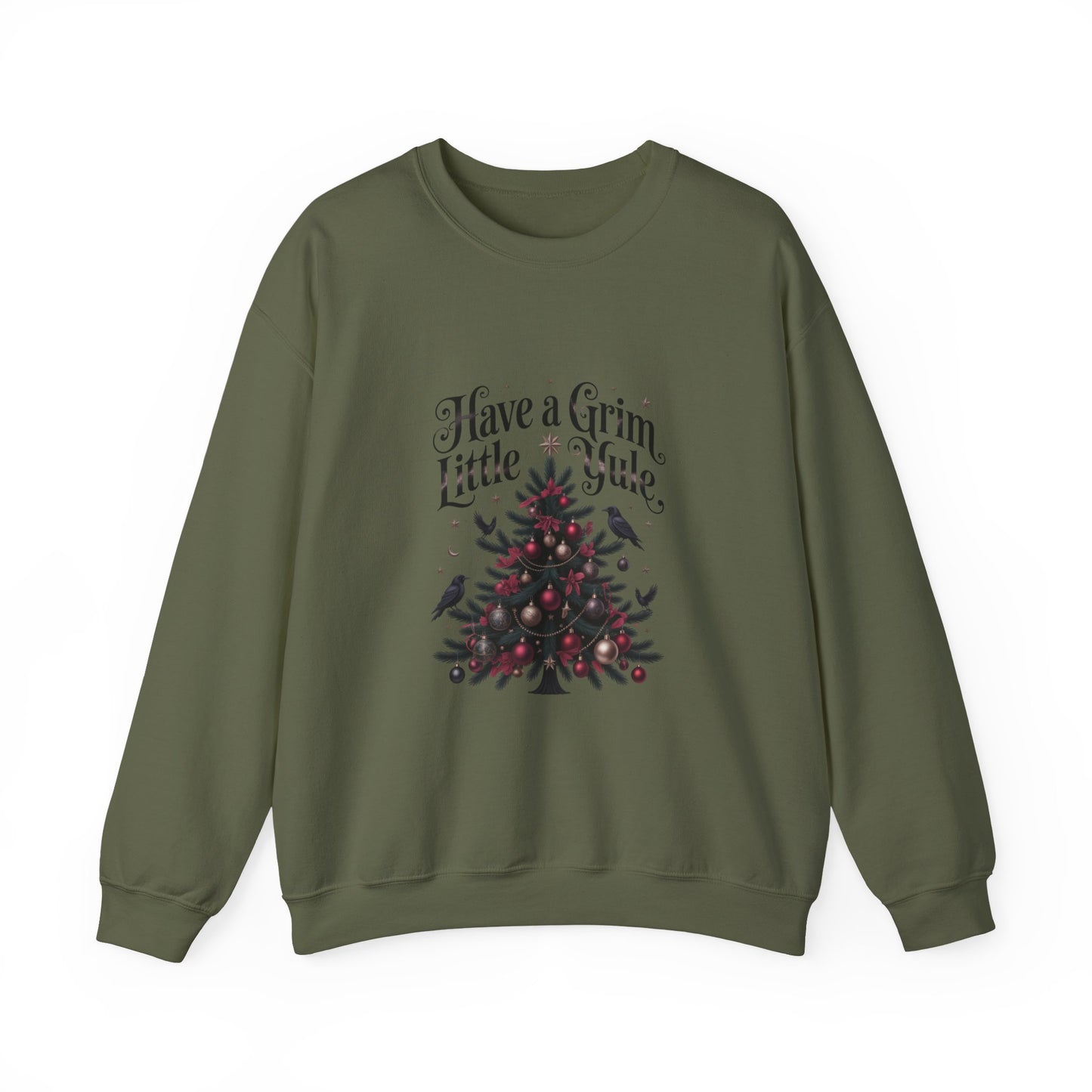 Have a Grim Little Yule on a Crewneck Sweatshirt
