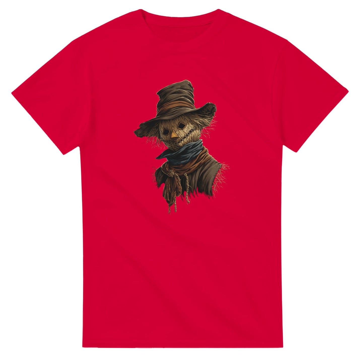 Rustic Scarecrow on a Heavyweight T-shirt