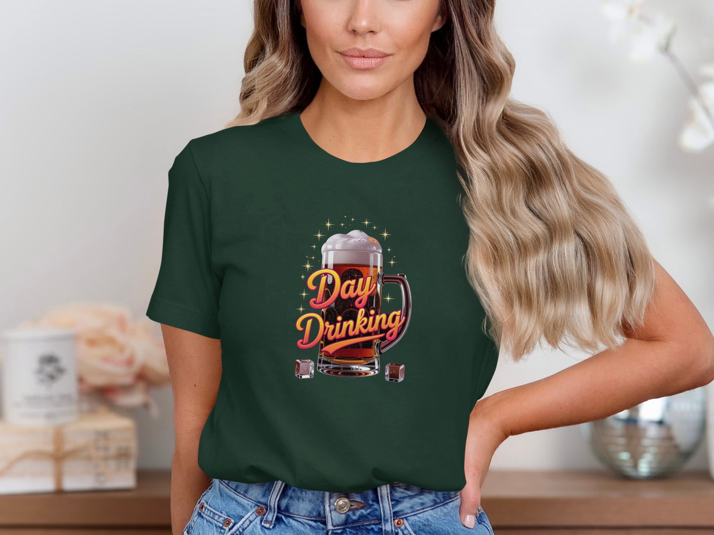 Day Drinking Graphic Tee for Beer Lovers Perfect Gift