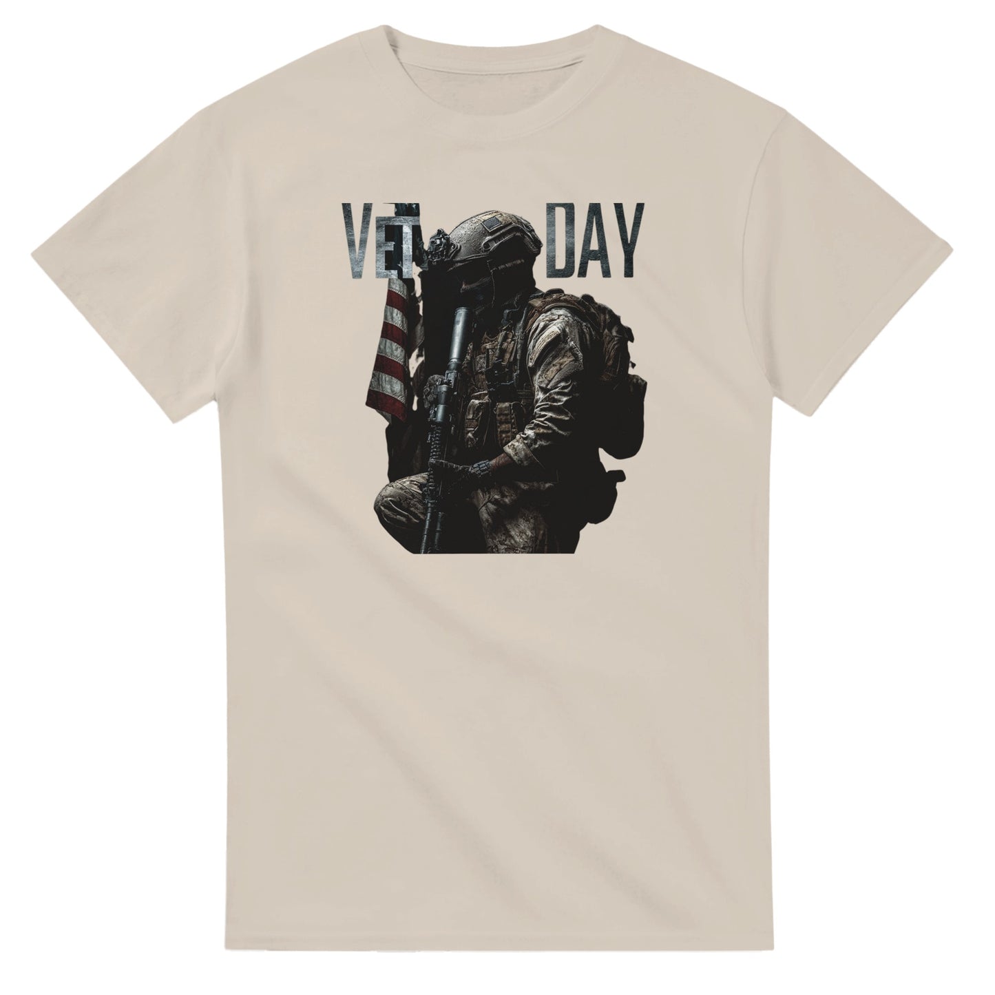 Veteran's Day Tactical Tribute on a heavyweight t-shirt