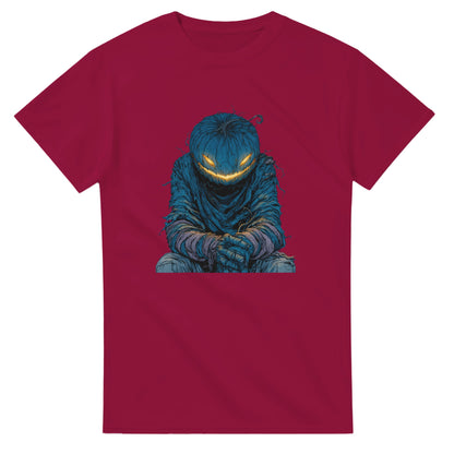 Midnight Jack-o'-Lantern on a Heavyweight T-shirt