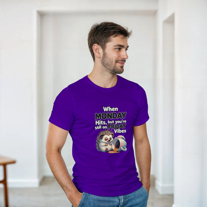 Charming Lil' Caped Vampire on a kids Heavyweight T-shirt