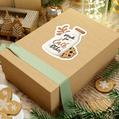 Made for Each Other phrase on a Kiss-Cut Sticker