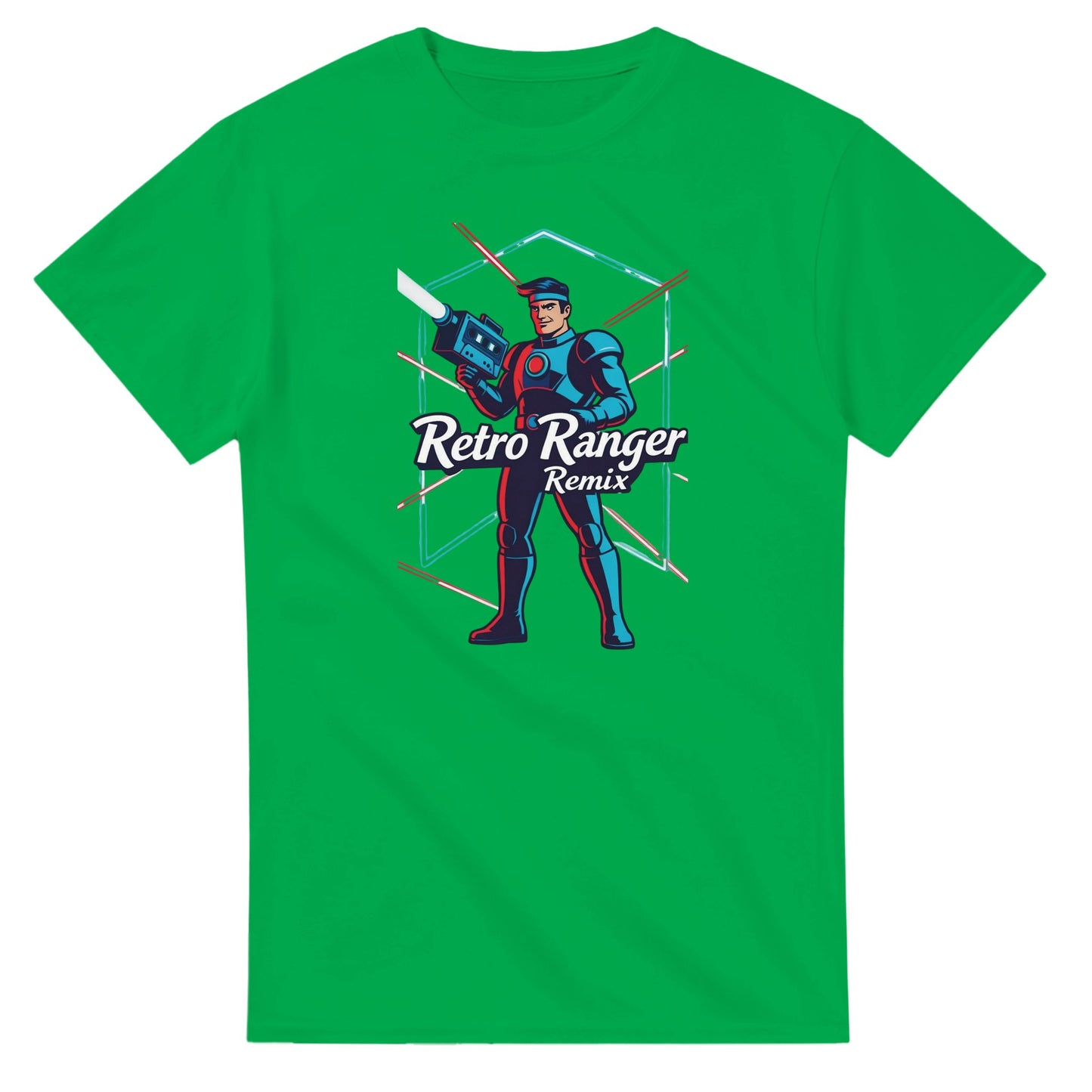 Retro Ranger Remix graphic design on a Heavyweight T-shirt