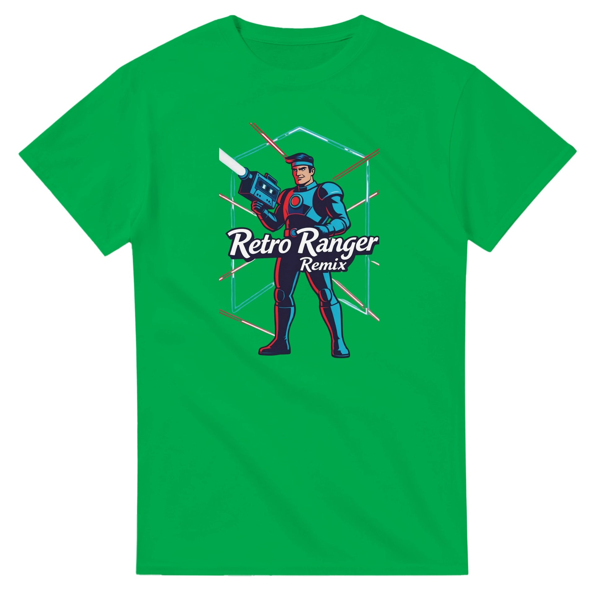 Retro Ranger Remix graphic design on a Heavyweight T-shirt
