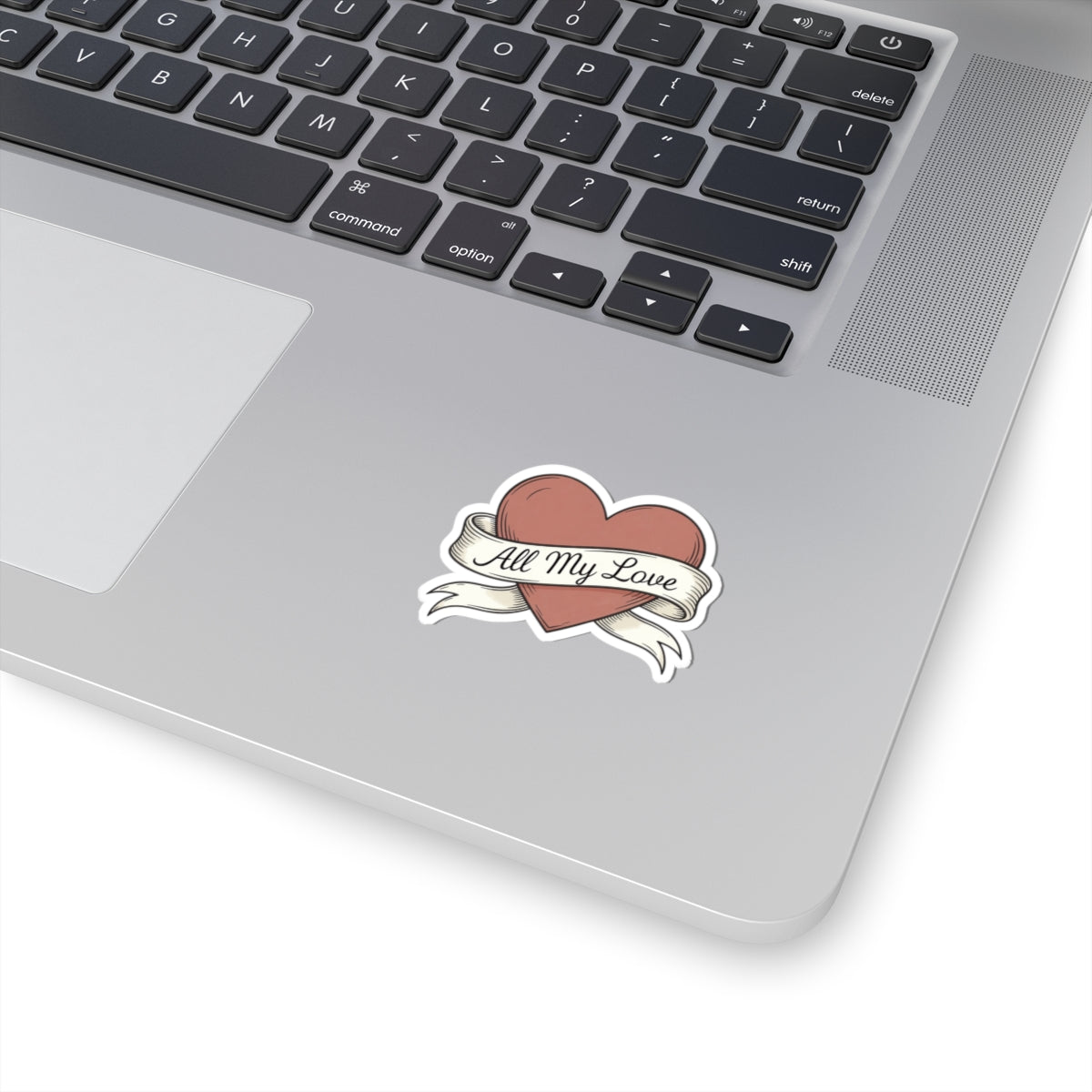 All My Love Heart Sticker for Laptops and Notebooks