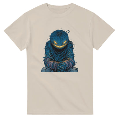 Midnight Jack-o'-Lantern on a Heavyweight T-shirt