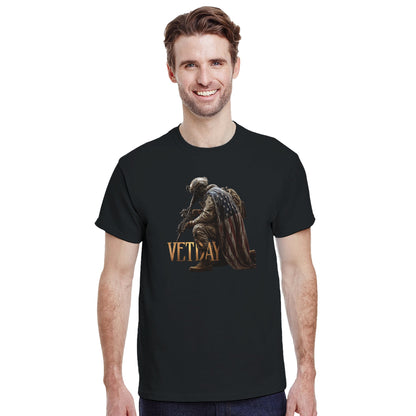 Honor Vet Day on a heavyweight t-shirt