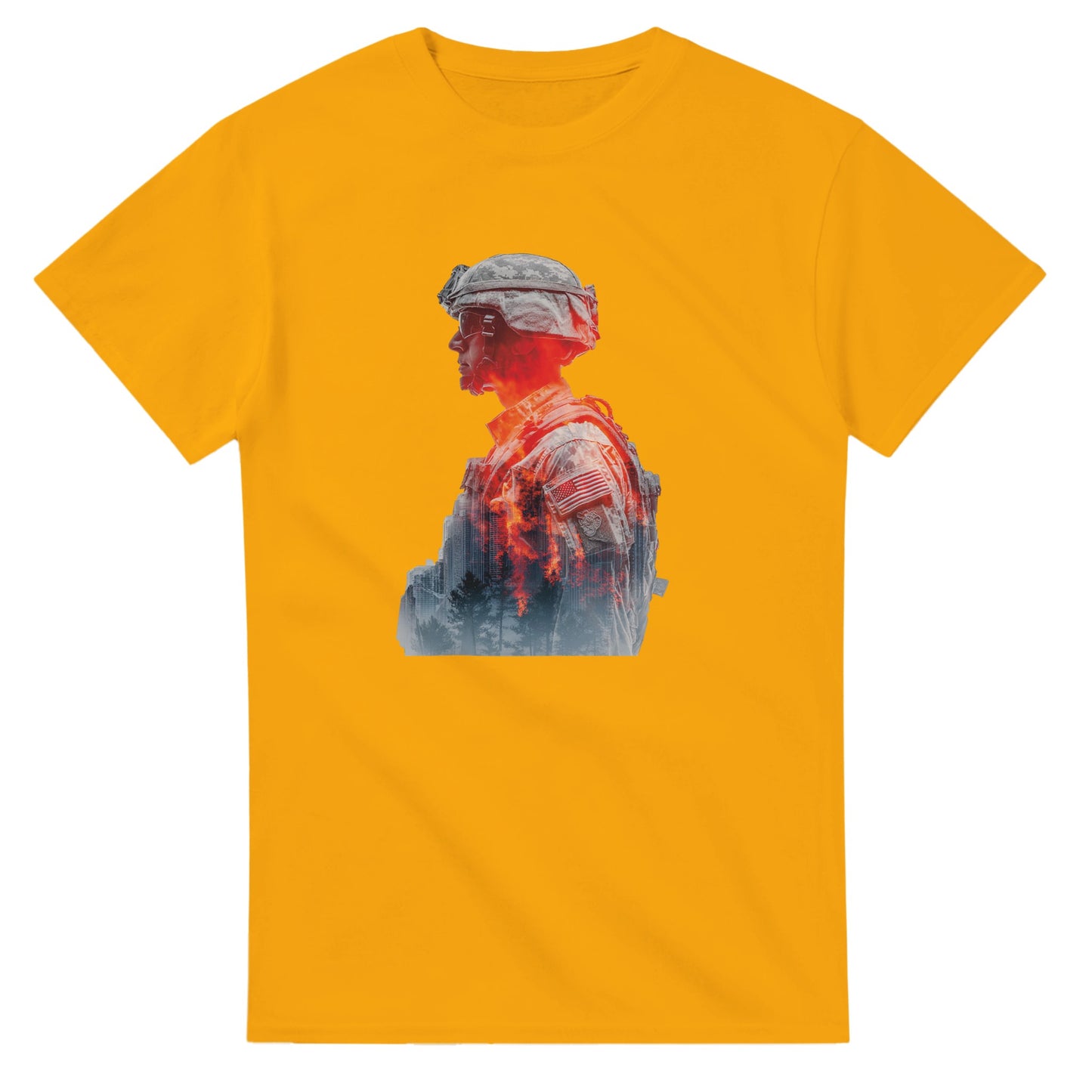 Fiery Spirit on a heavyweight t-shirt