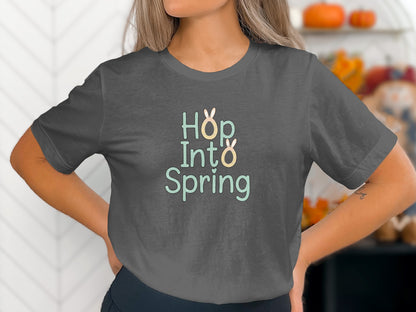 Hop Into Spring Bunny Ears Graphic Dark Gray product type

Spring Shirt, Easter TShirt, Bunny Ears Tee, Hop Into Spring, Graphic T-Shirt, Womens Top, Seasonal Apparel, Rabbit Design, Cute Bunny Shirt, Dark Gray Tee, Pastel Print, Holiday Fashion, Spring Vibe, Unique Graphic, Easter Gift, Casual Comfort, Springtime Style, Festive Tee, Bunny Lover, Screen Print