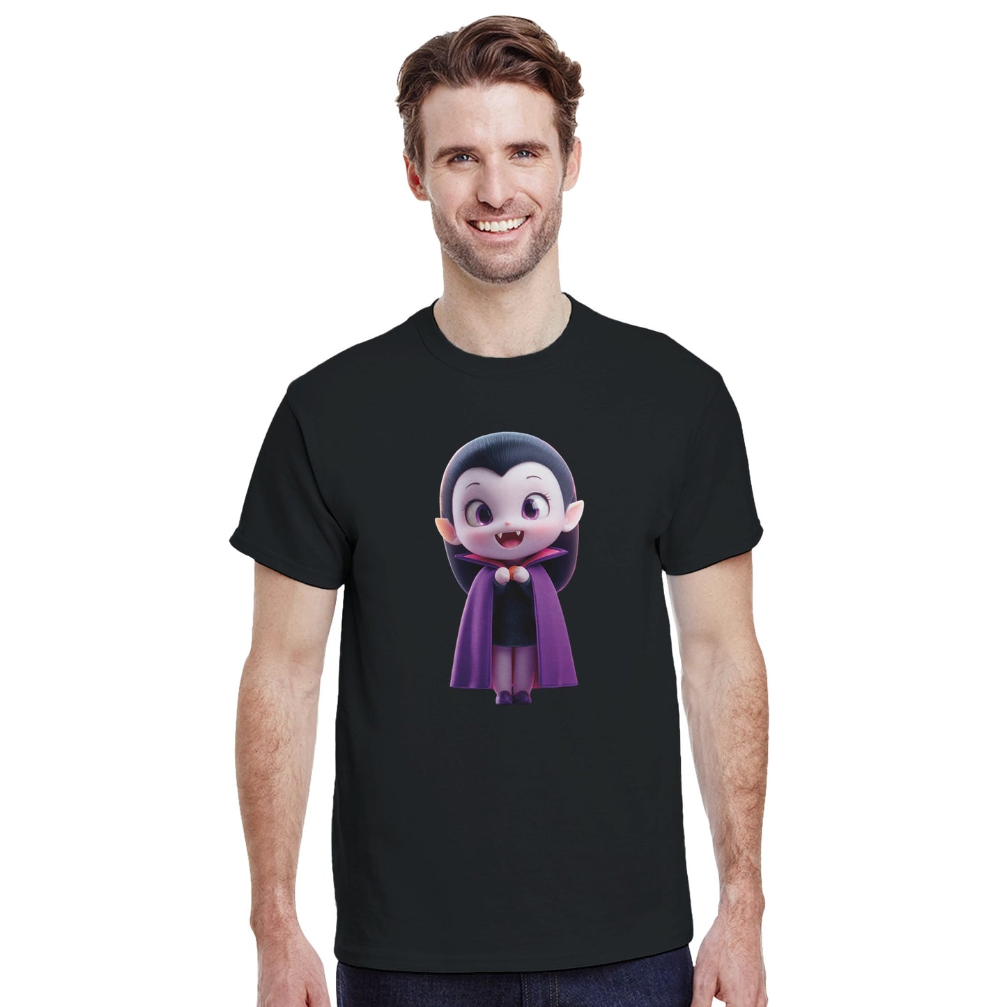 Cute Lil' Vampire on a Heavyweight T-shirt