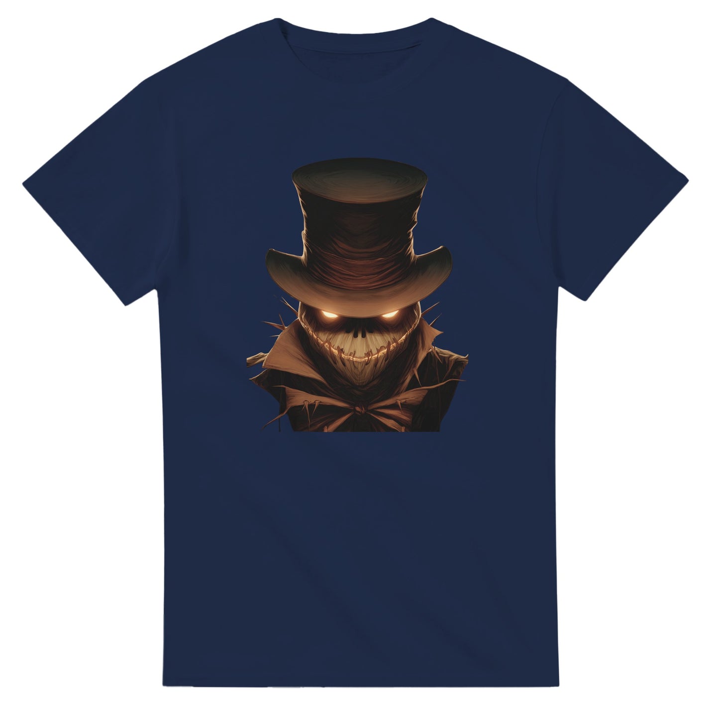 Eerie Glow Scarecrow on a Heavyweight T-shirt