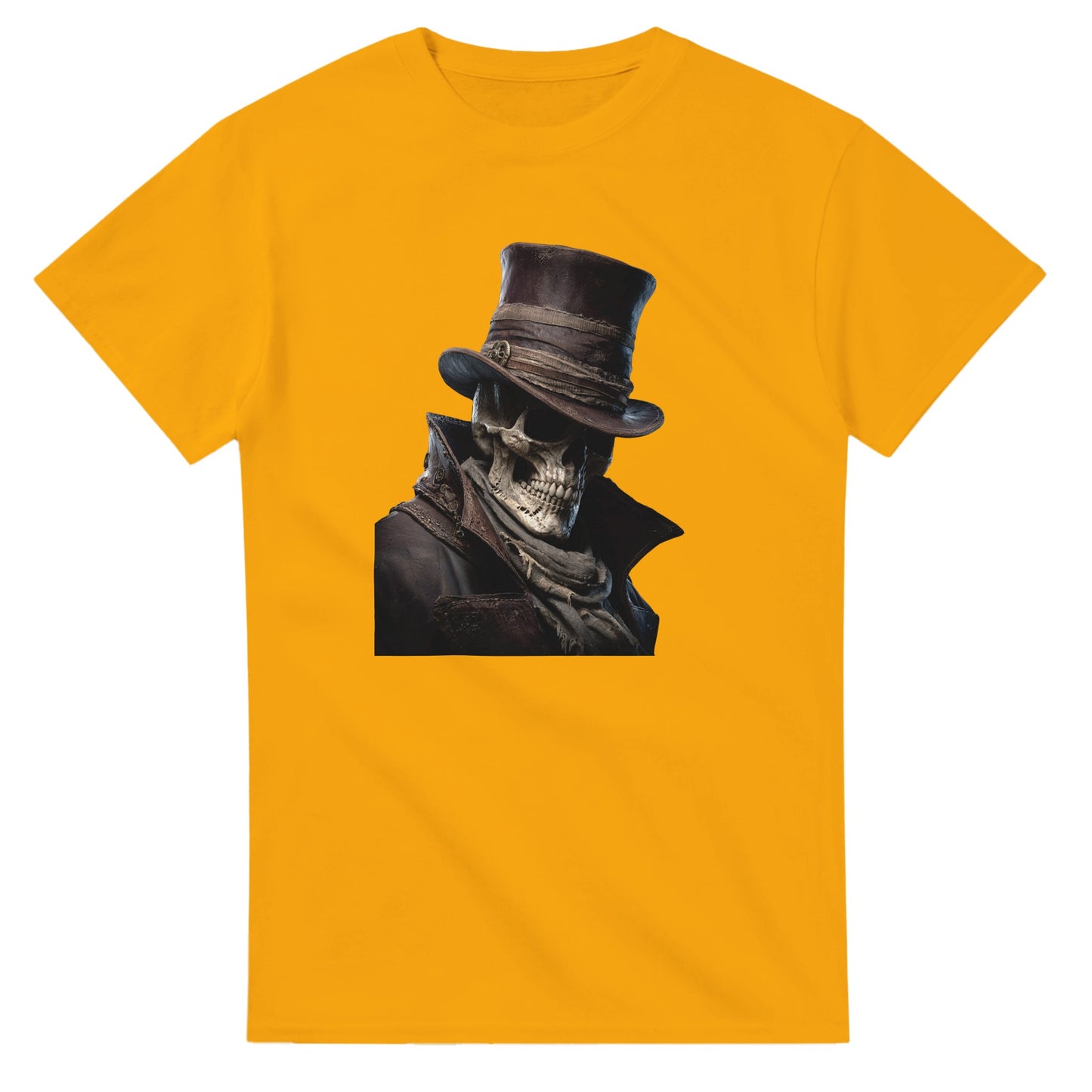 Steampunk Skull on a Heavyweight T-shirt