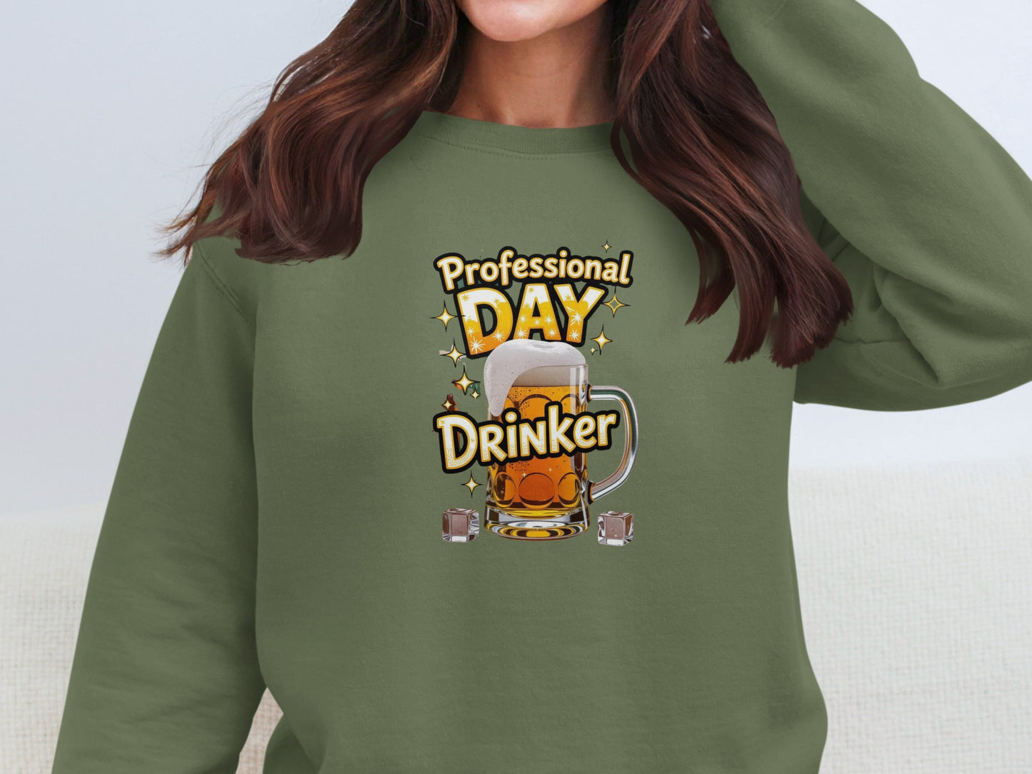 Professional Day Drinker Graphic Sweatshirt
