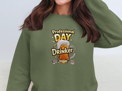 Professional Day Drinker Graphic Sweatshirt