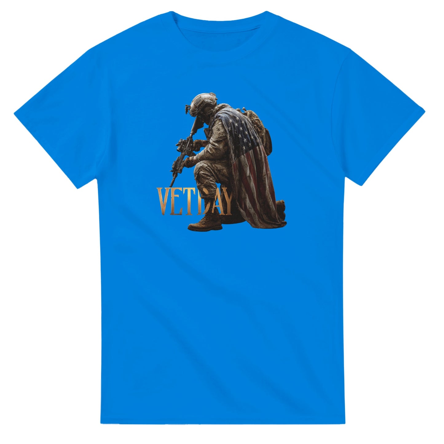 Honor Vet Day on a heavyweight t-shirt