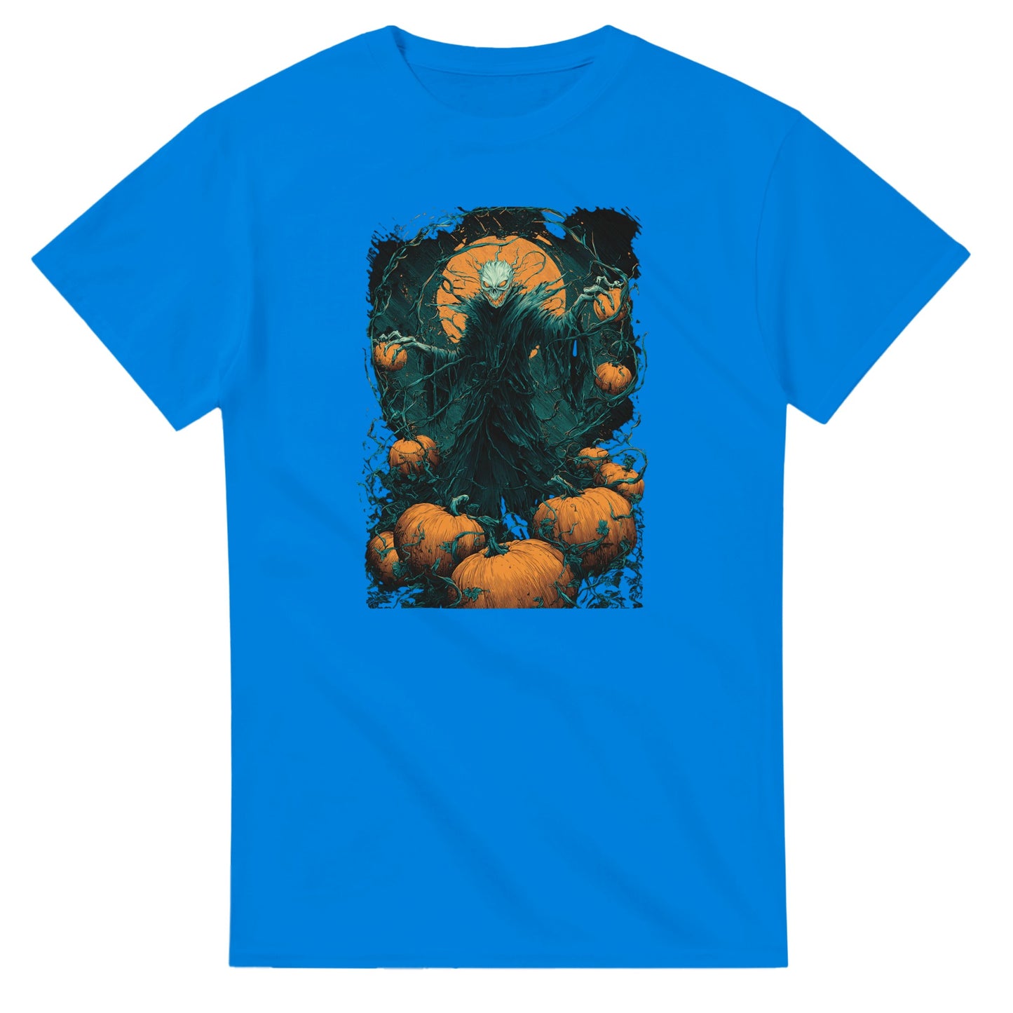Spooky Pumpkin King on a Heavyweight T-shirt