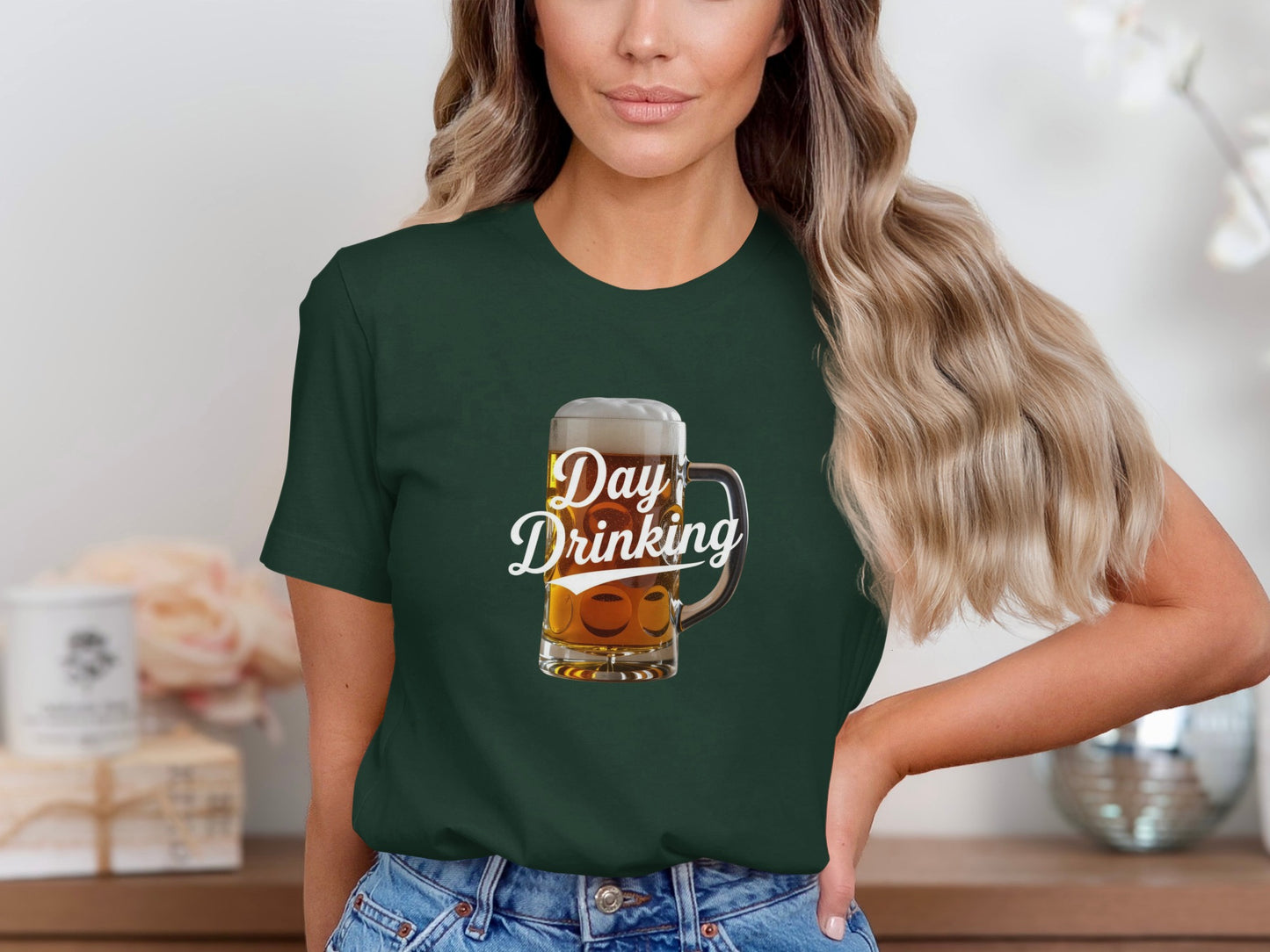 Day Drinking Graphic Tee for Casual Wear
