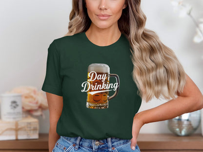 Day Drinking Graphic Tee for Casual Wear