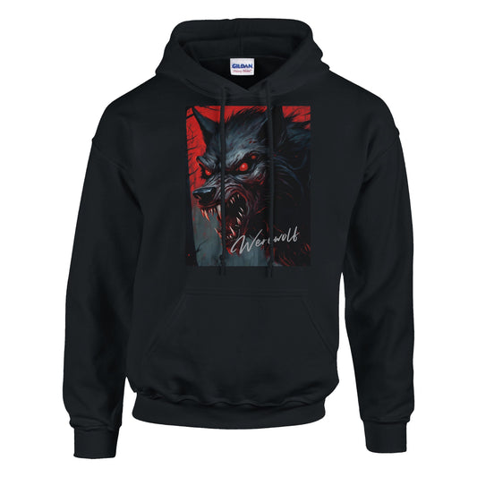 classic unisex pullover hoodie werewolf snarl personalized