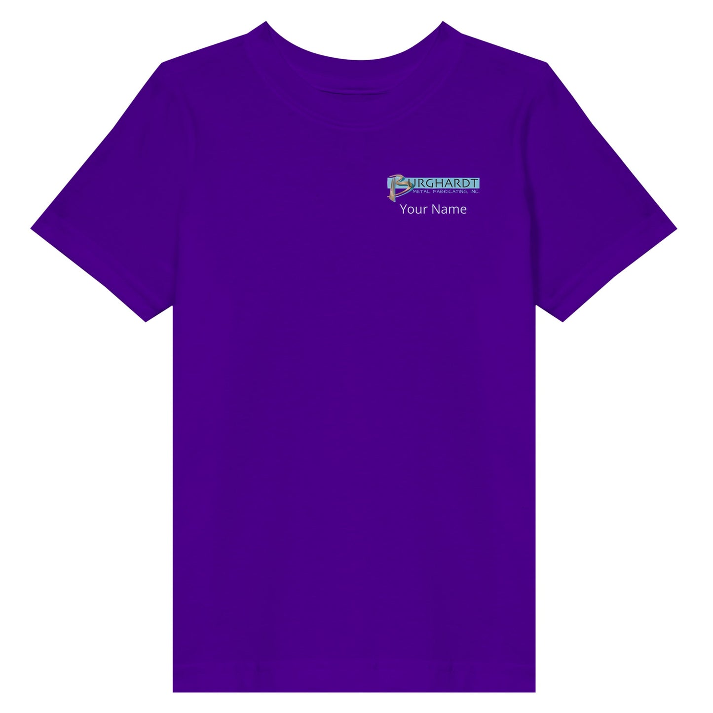 Burghardt Metal Fabricating, Inc., logo on a Toddler Jersey T-Shirt
