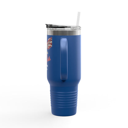 American By Birth Patriot Patriotic Eagle 40oz tumbler