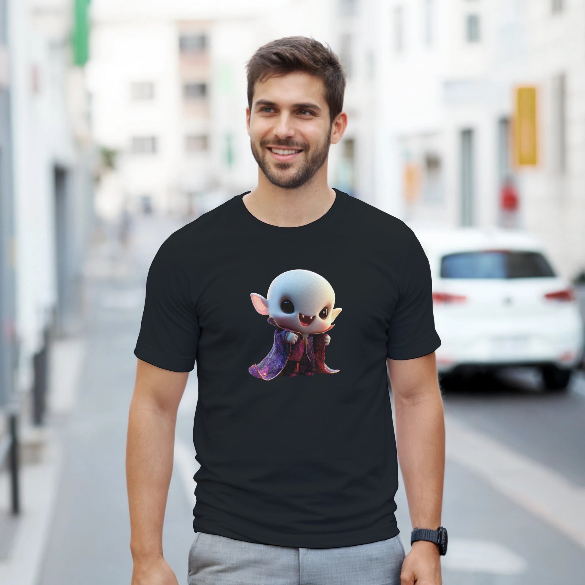 Cute Lil' Vampire on a Heavyweight T-shirt