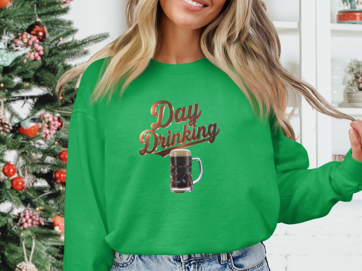 Day Drinking Beer Mug Graphic Green Sweatshirt product type
Day Drinking, Beer Mug, Drinking Graphic, St Patricks Day, Irish Celebration, Green Apparel, Party Top, Festive Drink, Pub Wear, Beverage Design, Happy Hour, Alcohol Theme, Bar Life, Fun Graphic, Novelty Apparel, Casual Style, Unique Print, Drink Lover, Green Shirt, Celebration Wear