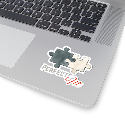 Perfect Fit Puzzle Piece Laptop Sticker for Decor
