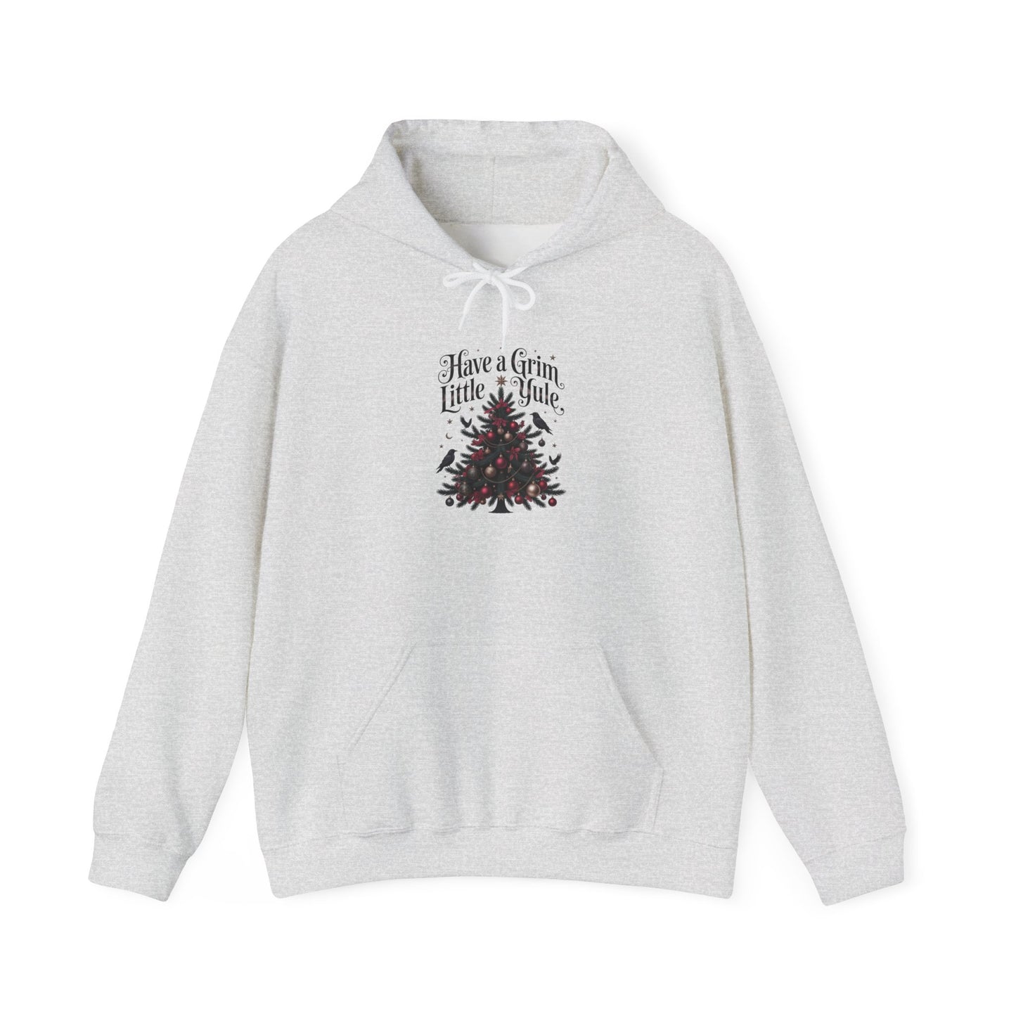 Have a Grim Little Yule on a Pullover Hoodie