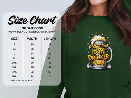 Professional Day Drinker Graphic Sweatshirt