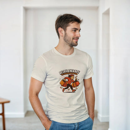 Retail Therapy Marathon Edition heavyweight t-shirt mockup