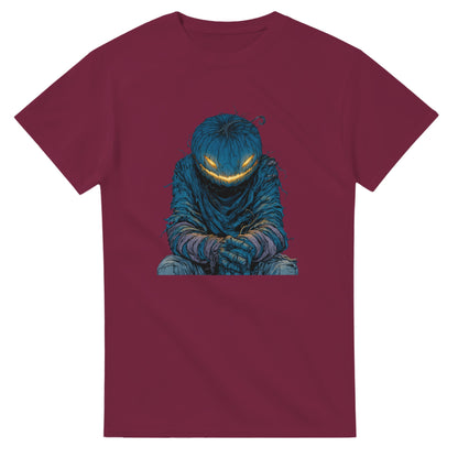 Midnight Jack-o'-Lantern on a Heavyweight T-shirt
